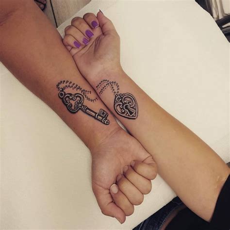 cute matching tattoos for couples|matching husband and wife tattoos.